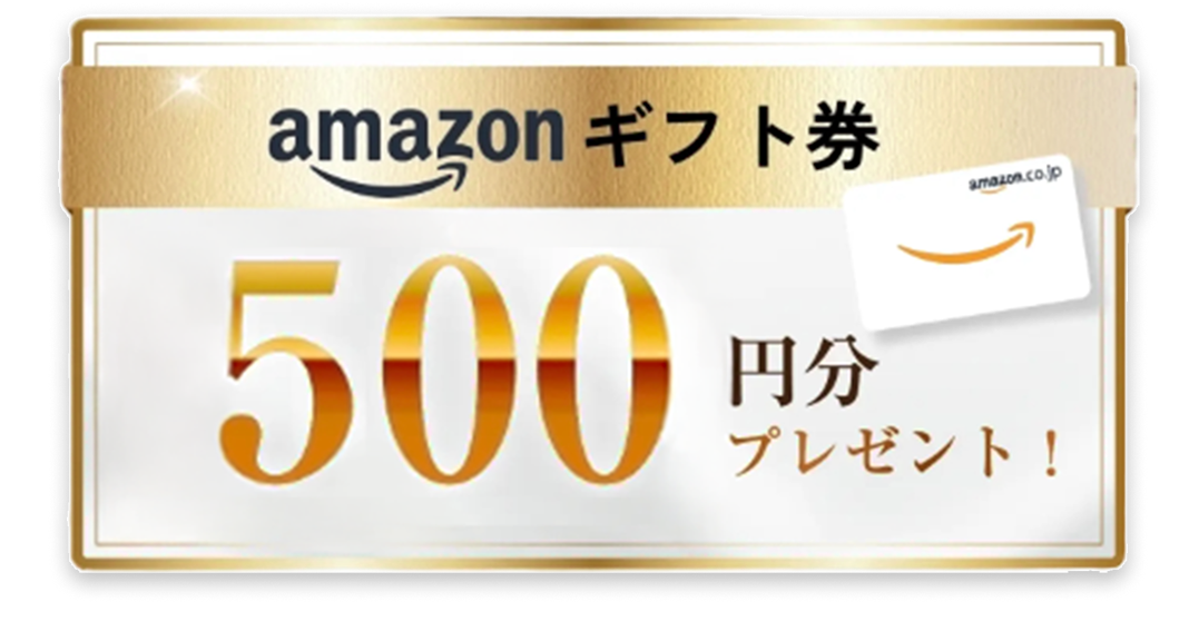 Amazonギフト券500円分プレゼントキャンペーン