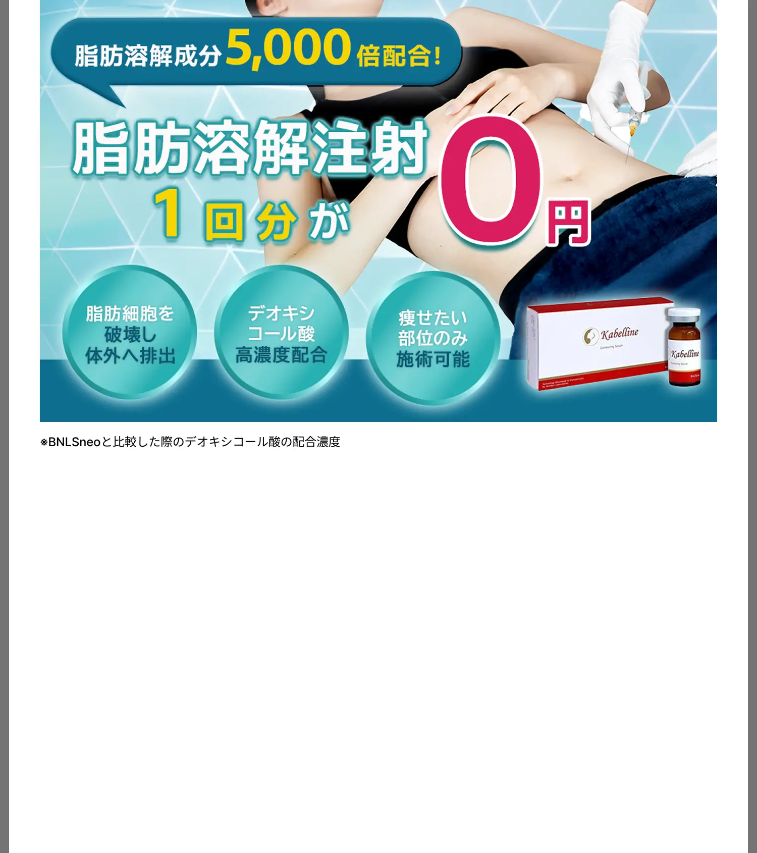 オープン記念／先着5名様限定／次世代の医療ダイエットプログラム月々9,780円〜が10ヵ月分0円