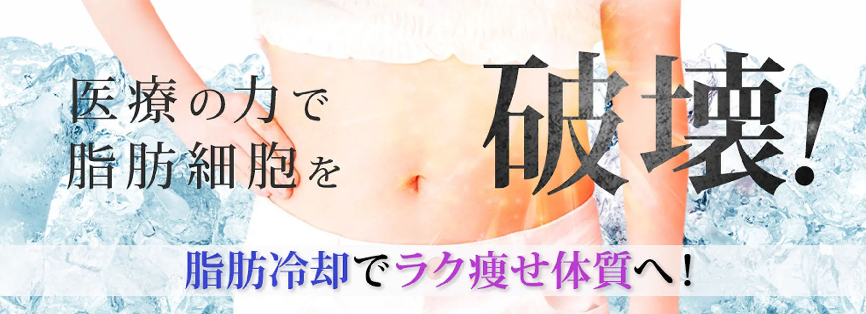 医療の力で脂肪細胞を破壊
